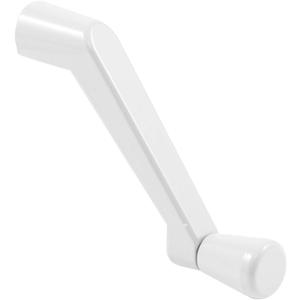 Prime-Line H 4320 Casement Operator Crank Handle with 11/32 In. Bore, White (2 Pack)