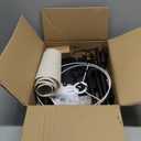 Upgraded Dimmable Floor Lamp, 1000 Lumens LED Edison Bulb Included, Arc Floor Lamps for Living Room Modern Standing Lamp with Linen Shade, Tall Lamp for Bedroom Office Dining Room- Black