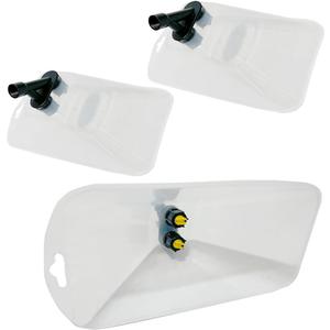 Drift Guard with Flat Sprayer Nozzle,Prevents Drift of Fine Droplets,for Use with Backpack Sprayer Small Drift Guard (2 Nozzles, 3PCS)