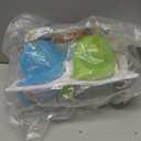 Munchkin Any Angle Sippy Cups for Toddlers, Spill Proof Weighted Straw Cup with Transition Handles for Babies 6 Months and Up, 2 Pack, Blue/Green