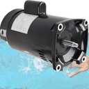 B2854 B854 Pool Pump Motor,1-1/2 HP,56Y Frame,230/115 Volts,3450 RPM,Compatible withwith A.O. Smith Century,Pentair Sta-Rite Whisperflo Challenger Pinnacle Anthony Above&In Ground Pool Pumps
