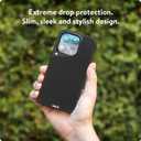 Mous for iPhone 15 Pro Max Case MagSafe Compatible - Limitless 5.0 - Black Leather - Protective iPhone 15 Pro Max Case - Shockproof Phone Cover