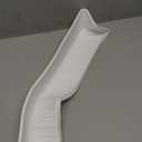 Splash Guard for Bathtub Kids - Silicone Bathtub Splash Guard with 11 Suction Cups, Bath Tub Play Shelf for Kids & Toy Holder, Prevent Water Spill in Bathroom, Fun Bath Time for Toddlers Baby, White