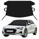 EcoNour Snow Cover Honda CRV | Designed with S-Hook Elastic Strap Windshield Cover for Ice and Snow | Enhanced 600D Oxford Fabric Frost Cover | Water, Heat & Sag-Proof Windshield Cover