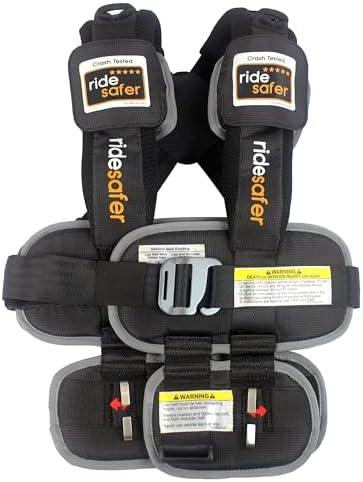 RideSafer - Large Black, Lightweight, Compact, Portable Car Seat - Perfect for Travel and Everyday Child Safety
