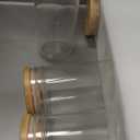 DWTS DANWEITESI Glass Cups with Lids and Straws,24 oz Smoothie Cup with Lid and Straw-Boba Mason Jar,Matcha Cup Wide Mouth Reusable Drinking Glasses,Iced Coffee Cups Glass,Vasos De Vidrio4 Pack