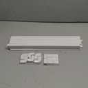 Delamu Cable Hider, 315in Cord Hider Cord Covers for 1 Wire on Wall, Premium Wire Covers for Cords, Cable Cover Organizer, TV Wires Hiders for Wall Mounted Tv, L15.7X W0.55x H0.4in, White