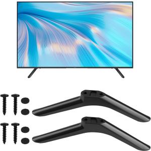 1 Pair 32 Inch TV Stand Legs for Samsung TV Legs, Universal Legs Replacement for Samsung with Screws, Suitable for New Setup in Your Living Room, Bedroom, Or for Replacing a Damaged Base