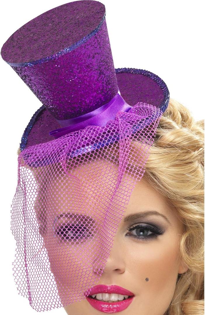 Fever Women's Mini Top Hat (Purple)