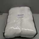 Pinch Pleated Linen Curtains 96 Inches Long for Living Room Bedroom Light Filtering Boho Window Drape 96 inch 2 Panels with Hooks Rings 8ft Cream Beige White Sliding Glass Door Semi Sheer Curtain