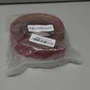 PATIKIL Self Adhesive Floor Transition Strip 10 ft x 2" Vinyl Flat Divider Flooring for Joining Floor Gaps Carpet Transition Floor Tiles, Walnut