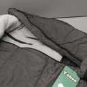 Yobee Toddler Sleeping Bag for Stroller, Winter Outdoor Tour Stroller Padded Footmuff, Comfortable Coral Fleece Stroller Bunting Bag, Universal Fit from 6 to 36 Months (Hemp Gray N)