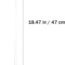 DOITOOL 17 Inch Clear Plastic Vertical Blind Wand with Hook and Grip Replacement Curtain Pull Rod Accessories for Window Blinds in Home and Office