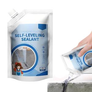 Driveway Concrete Crack Filler, Concrete Patch Filler, Waterproof and Fast-Acting Crack Filler Suitable for Driveways, Sidewalks, and Terraces (Grey, 500 ml)