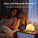 HOUSBAY Sunrise Alarm Clock Radio for Bedroom Wake Up Naturally with Gentle Light & Nature Sounds, Relax with Bluetooth Speaker & Night Light