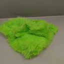 AOGU 30 Inch Faux Fur Christmas Tree Skirt Green Plush Skirt for Merry Christmas Party Christmas Tree Decoration