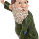 Funny Garden Gnomes Statues Decorations, Funcky Gift Ornaments Decor Gnomes Figurines Garden Summer Lawn Decor Birthday Gifts for Women Mom Grandma 5.9 Inch
