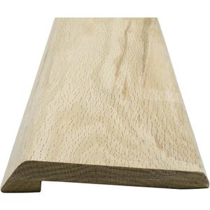 Kigley Solid Red Oak Interior Threshold Wood Overlap Threshold Transition Doorways Reducer Threshold, 4 Inches Wide, 36 Inches Long