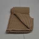 Kevin Textile Outdoor Waterproof Throw Pillow Covers Pack of 2 Farmhouse Decorative Cushion Covers for Garden Patio Tent Balcony Bench Couch Sofa 20x20 Inch, Light Brown