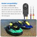 Haoguo Premium Start Stop Button Switch, Waterproof IP67, Compatible with SeaDoo GS GSI GTI GTS GTX HX SP SPI SPX XP Explorer 278000427 278000501 278001115, Includes 6-Piece Terminal Removal Tool