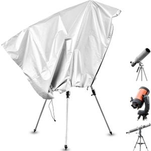 Telescope Cover with Adjustable Drawstring Waterproof Astronomical Telescope Cover for Outdoor Indoor, 150x85CM/59x33Inch