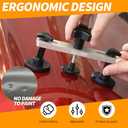 Super PDR Dent Puller Kit, Car Dent Removal Kit with Bridge Puller, Small Dent Puller for Auto Dent Removal, Small Dents, Door Dings and Hail Damage