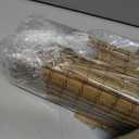 LazBlinds Cordless Bamboo Roman Shades, 34.5x64, Highfield Teak