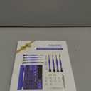 Upgrade Version Magnetic Eye Glass Repairing Kit, Eyeglass Repair Tool Kit with Compact Screw Box Include Nose Pads, Precision Screwdriver Set, Screws, Tweezer for Eyeglass, Sunglass, Spectacles Watch