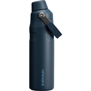 Stanley IceFlow Fast Flow Water Bottle | Angled Spout Lid | Lightweight & Leakproof for Travel & Sports | Insulated Stainless Steel | BPA-Free (24 Ounces, Navy)