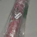 Lumiprinta Merry Christmas Snowflake Xmas Trees Red Decorative Door Mat, Rustic Low-Profile Outdoor Floor Mat for Yard, Kitchen, Bathroom, 17 x 30 Inch