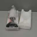 Boncoo Touch Control Table Lamp Dimmable Small Lamp, Ambient Light with Opal Glass Shade Simple Night Light, Modern Accent Lamp Bedside Nightstand Lamp for Bedroom Living Room, E12 Bulb Included (Black)