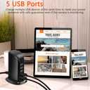 Hidden Camera Charger,1080P Wireless Indoor Security USB Charger Spy Cameras Nanny Cam Mini Secret Cameras for Home Surveillance with Motion Detection Remote View No Audio
