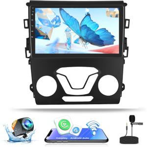 2+64G Android Radio for Ford Fusion Mondeo 2013-2019 with Wireless CarPlay Android Auto, Roinvou 9" Touchscreen for Fusion 5G WiFi Bluetooth GPS Navigation FM RDS + Backup Camera 2+64G Android Radio for Ford Fusion Mondeo 2013-2019 with Wireless CarPlay Android Auto, Roinvou 9" Touchscreen for Fusion 5G WiFi Bluetooth GPS Navigation FM RDS + Backup Camera