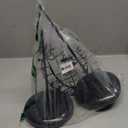 QWORK Spinning Jewelry Tree Display Stand, Jewelry Organizer with 23 Hooks, Black, 2 Pack