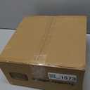 Boho Rattan Lamp Shade, 12.6" Top x 12.6" Bottom x 7.68" High, Natural Rattan & Linen Double Layer Lamp Shades for Floor Lamps Table Lamps Chandelier, UNO Fitter Lampshade Replacement, Easy Assembly