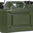 Camping Water Jug, 5 Gallon Water Container with Spigot BPA Free Portable Military Green Emergency Water Tank Outdoor Camping Essentials