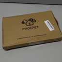 PHOEPET Reflective Dog Harness Large Breed Adjustable No Pull Vest with with Handle 2 Metal Rings 3 Buckles [Easy to Put on & Take Off](L, Orange)