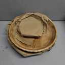 Wood Salad Bowl Set, 3-Piece Natural Solid Wood Serving Bowls, Wooden Salad Bowls for Kitchen & Dining for Pasta, Yogurt, Fruit, Snacks & Gift Giving