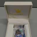 OLEVS Self Winding Watches for Men Automatic Mechanical Dress Tourbillon Stainless Steel Dual Calendar Waterproof Luminous Wrist Watch (Blue)