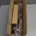 MODOWEY 360 Rotating Earring Cards Organizer Holder Stands for Selling Vendors, 64 Hooks Jewelry Display Tree, Large Capacity Storage Wood Rack Tower Women Dresser Stud Pierced, Black