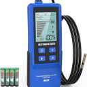 PLAYOCCAR Transmission Fluid Tester Automotive Digital Oil Quality Test Detector Gasoline & Diesel Gearbox Oil Diagnostic Tool with Temperature Sensor,31.5in Hose 2.8in Backlight Display