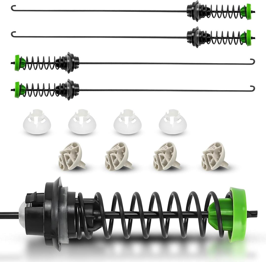 AZ4U 4PCS Washer Suspension Rod Replaces For Whirlpool WTW5000DW0 WTW5000DW1 WTW5000DW3 WTW5000DW2 Maytag MVWX655DW1 MVWC565FW2 MVWC565FW0 MVWC565FW1 MVWC555DW1 MVWX655DW0 MVWX655DW2 MVWC555DW0 Washer