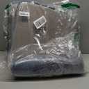 AAAAAcessories D-Shaped Chair Cushions, 2" Thick Dining Chair Pads with Ties and Removable, Machine-Washable Cover, 17" x 16", Set of 4, Blue