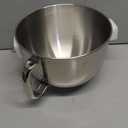 6QT Stainless Steel Mixer Bowl for Kitchenaid Stand Mixers, Kitchen Aid Mixing Bowl for 6QT Lift Mixer with Handle