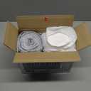 Plasticplace Trash Bags, Compatible with Simplehuman Code H, 8-9 Gallon Trash Can Liners, White Drawstring Garbage Bags, 100 Count Heavy Duty