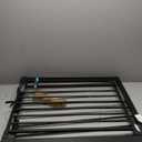 Babelio Metal Auto Close Baby Gate PressGuard P7,Extra Wide Pet Gate for The House and Doorways, Pressure Mounted Walk Thru Child Gate with Door (Black, 30" Tall 29"-48" Wide)