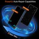 Ferilinso [Auto Dust Install] 2 Pack Inside Privacy Screen Protector for Samsung Galaxy Z Flip 7 [Phone Case Friendly], Anti-Spy Film with 2 Pack Front Tempered Glass Accessories