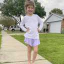 Stelle Youth Girls Athletic Performance Long Sleeve Shirts V Neck Moisture Wicking Base Layer Undershirt (M)