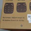 ALVABABY 6 Pack Cloth Diaper with 12 Inserts One Size Adjustable Washable Reusable Diaper Cover for Baby Girls and Boys (White/Orange/Blue/Light Green/Cyan/Dark Cyan)