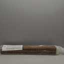 Cordless Bamboo Roman Shades for Windows, 100% Blackout Backing Fabric for Light Blocking, 20" W  64" H - Penang Teak